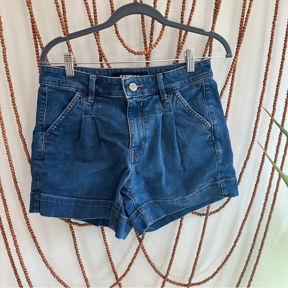 Express high rise Denim Shorts